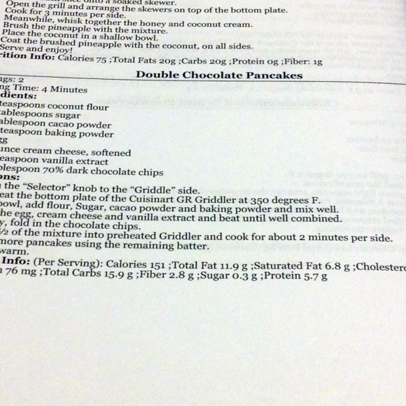 Cuisinart Griddle Cookbook, 250 crispy, easy, healthy recipes - Picture 7 of 10